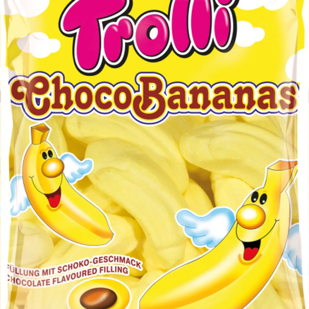 Зефір Trolli Choco Bananas з шок.нач. 150гр  арт. 02821 