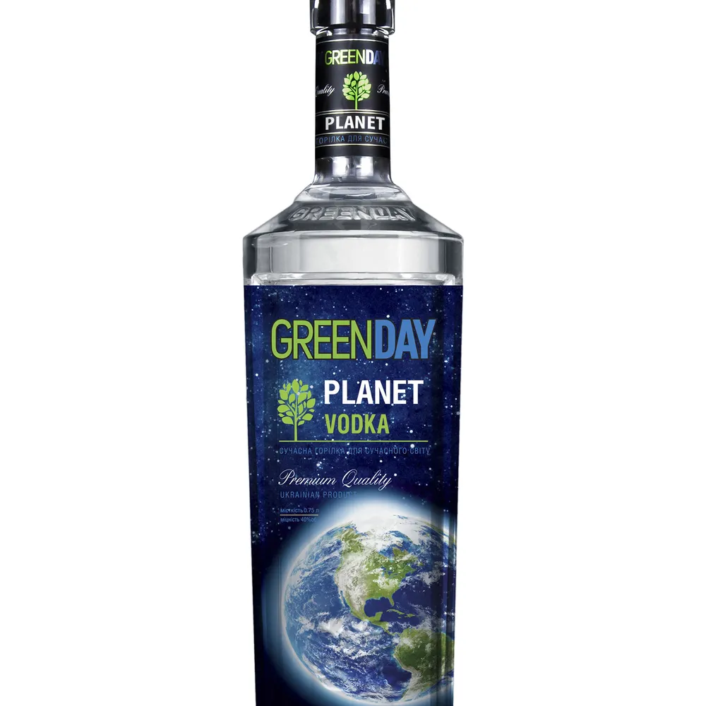 Горілка Green Day Планета 0,5л  арт. 09197 