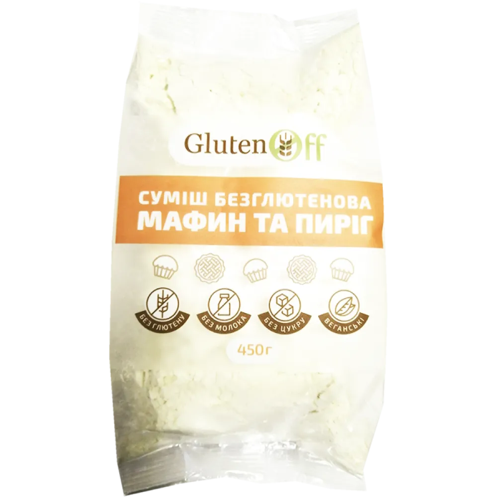 Суміш мафін та пиріг GlutenOff 450гр  арт. 08336 