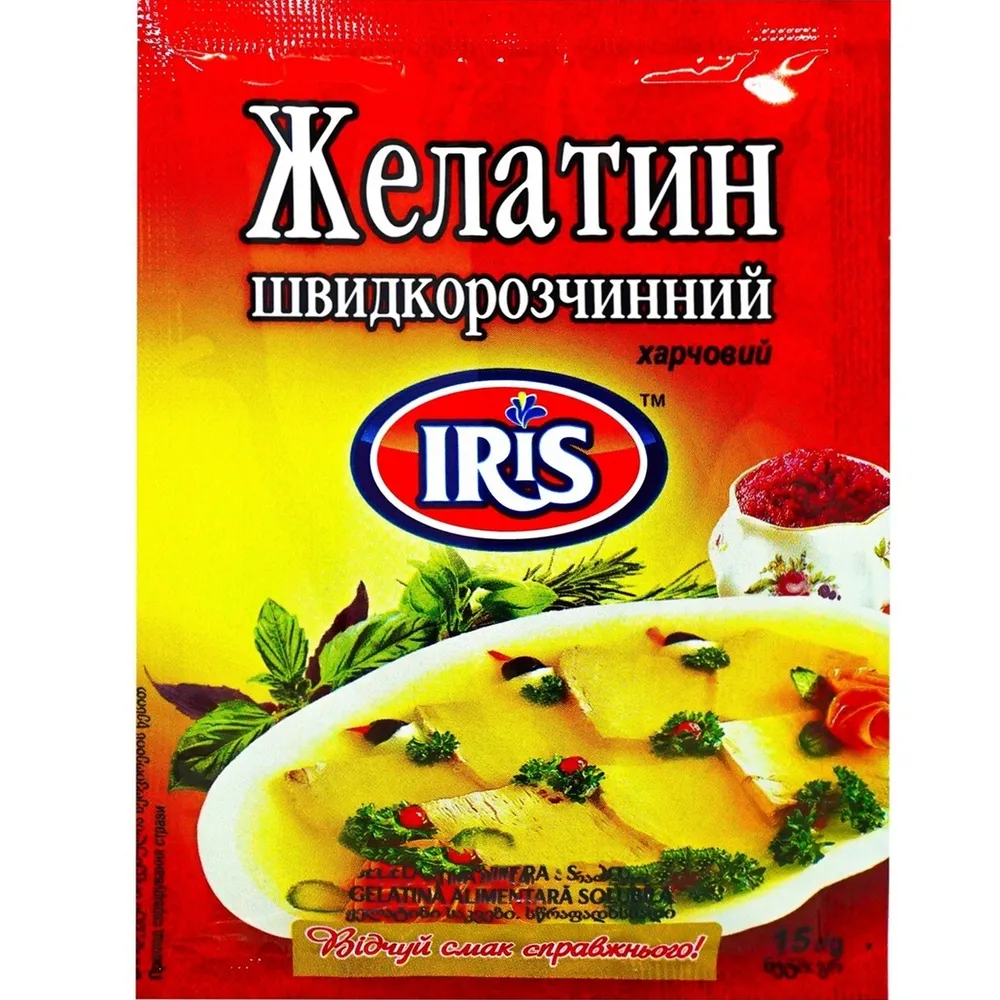 Приправа Желатин Iris 15гр  арт. 02951 