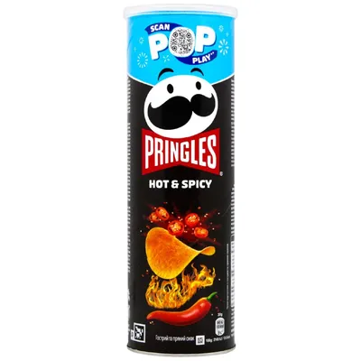 Чипси Pringles Hot & Spicy 165гр  арт. 09201