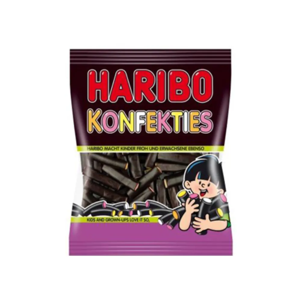Желейна цукерка Haribo Konfekties з лакрицею 160гр  арт. 06127 
