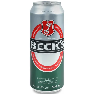 Пиво Becks з/б 0.5л  арт. 00530