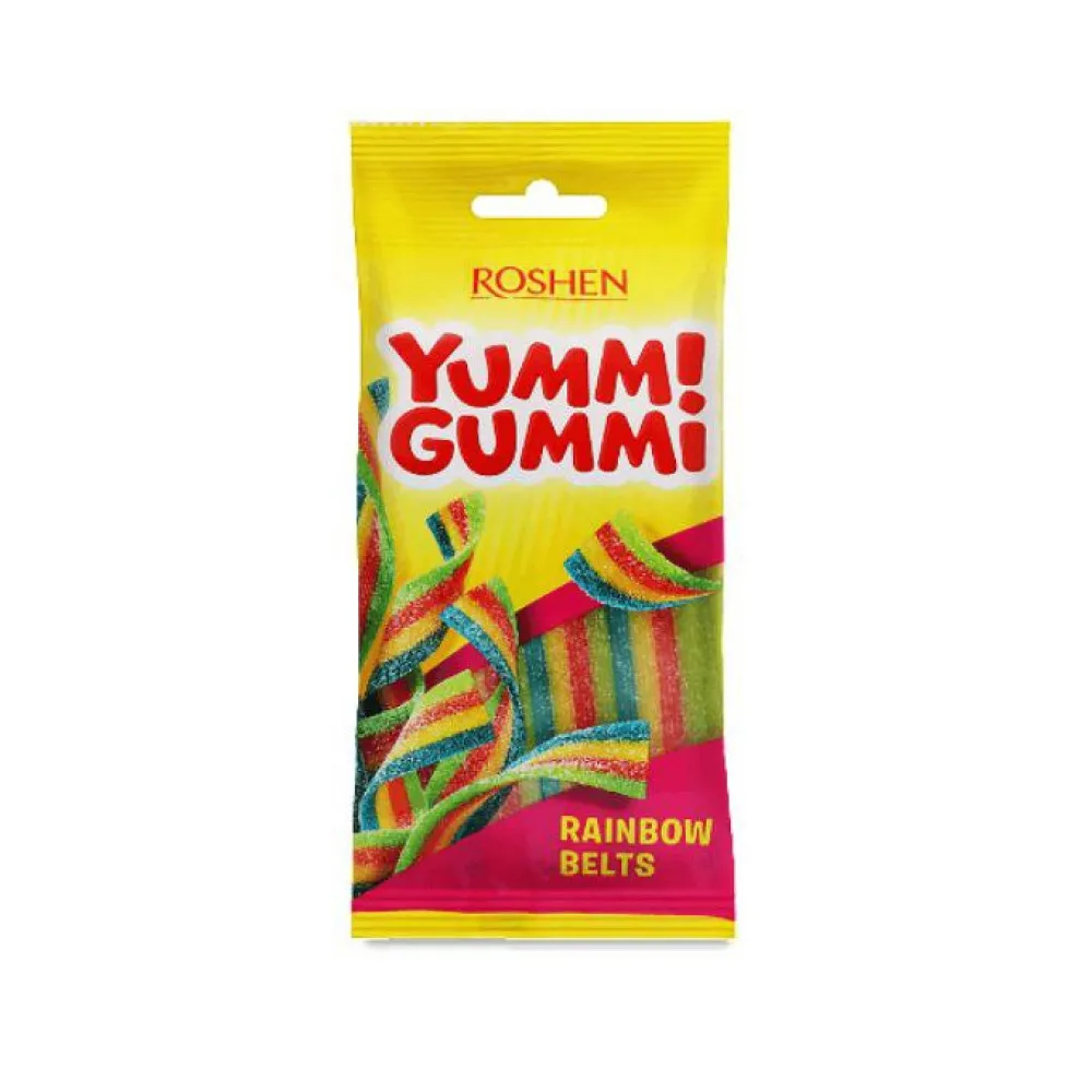 Желейна цукерка Yummi Gummi Belts Акц 70гр  арт. 06823 