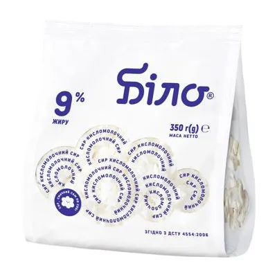 Сир Біло 9% 350гр  арт. 07316