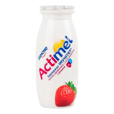 Йогурт Actimel Полуниця 100гр  арт. 07057