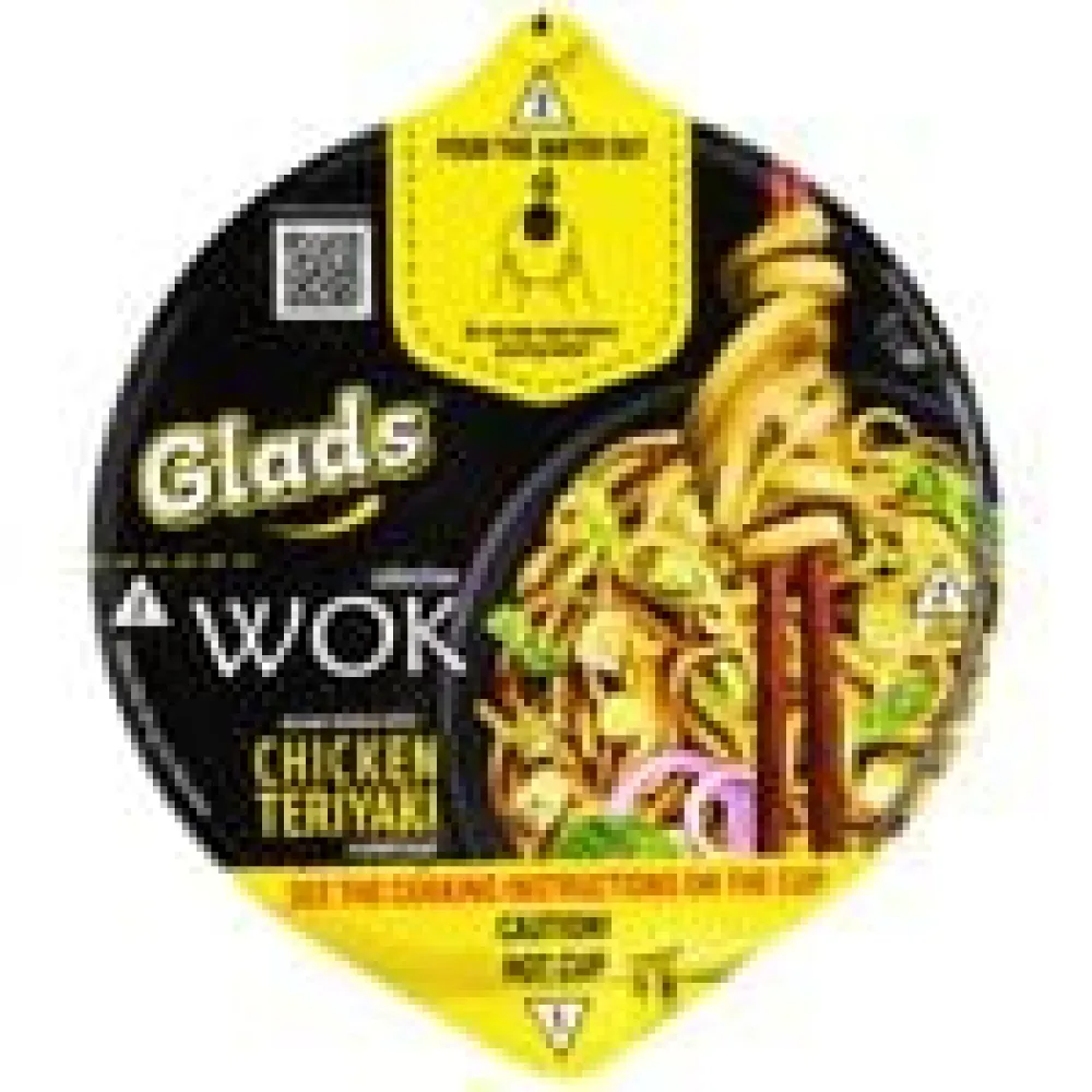 Вермішель швидкого приготування Glads WOK Chiken Neriyaki(тар) 95гр  арт. 10506  - фото 3