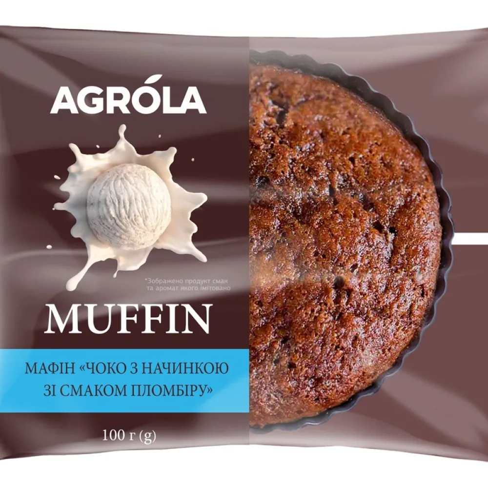 Мафін Agrola Пломбіру 100гр  арт. 06649 