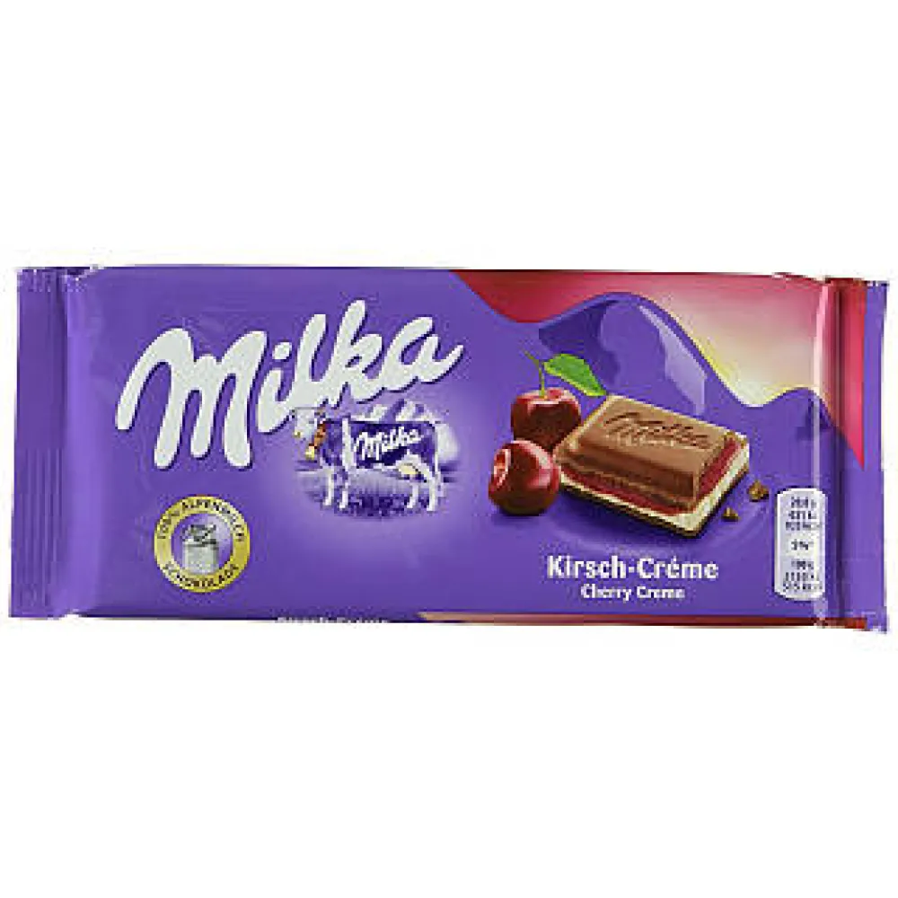 Шоколад Milka Kirsch-Creme 100гр  арт. 08827 