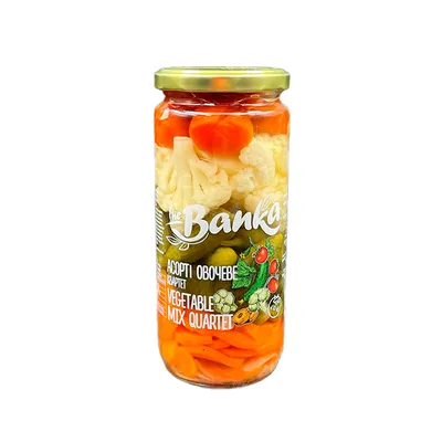 Овочеве асорті The Banka Vegetable mix квартет 470гр  арт. 07122