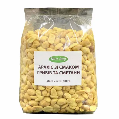 Арахіс Nut Bag Гриби/смет 500гр  арт. 02974