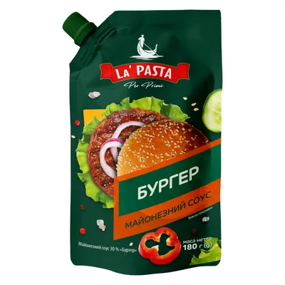 Майонезний соус La Pasta Бургер 180гр  арт. 09049
