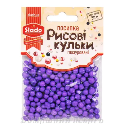 Посипка Украса Кульки цукрові в асортименті 9гр  арт. 08956