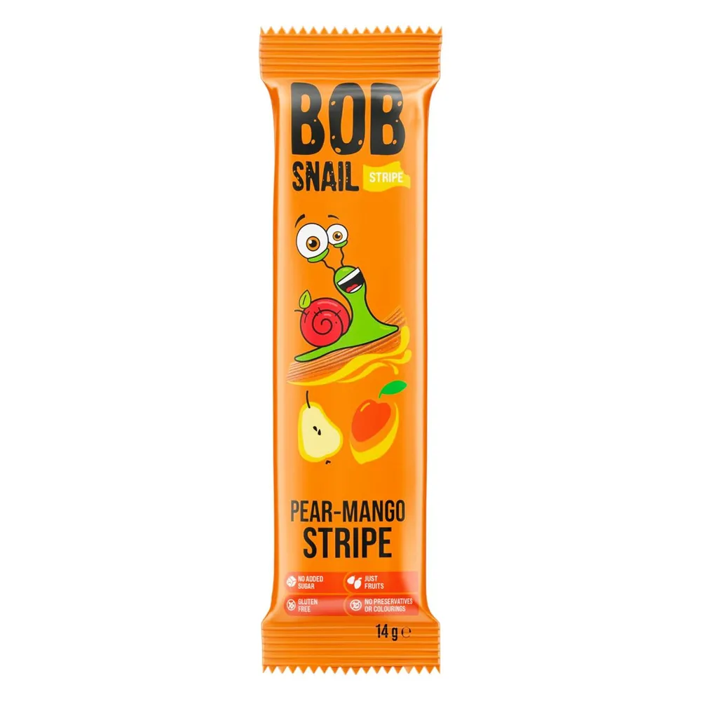 Цукерка Bob Snail груша-манго 14гр  арт. 09845 