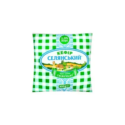 Кефір Селянський 1% 400мл  арт. 01595