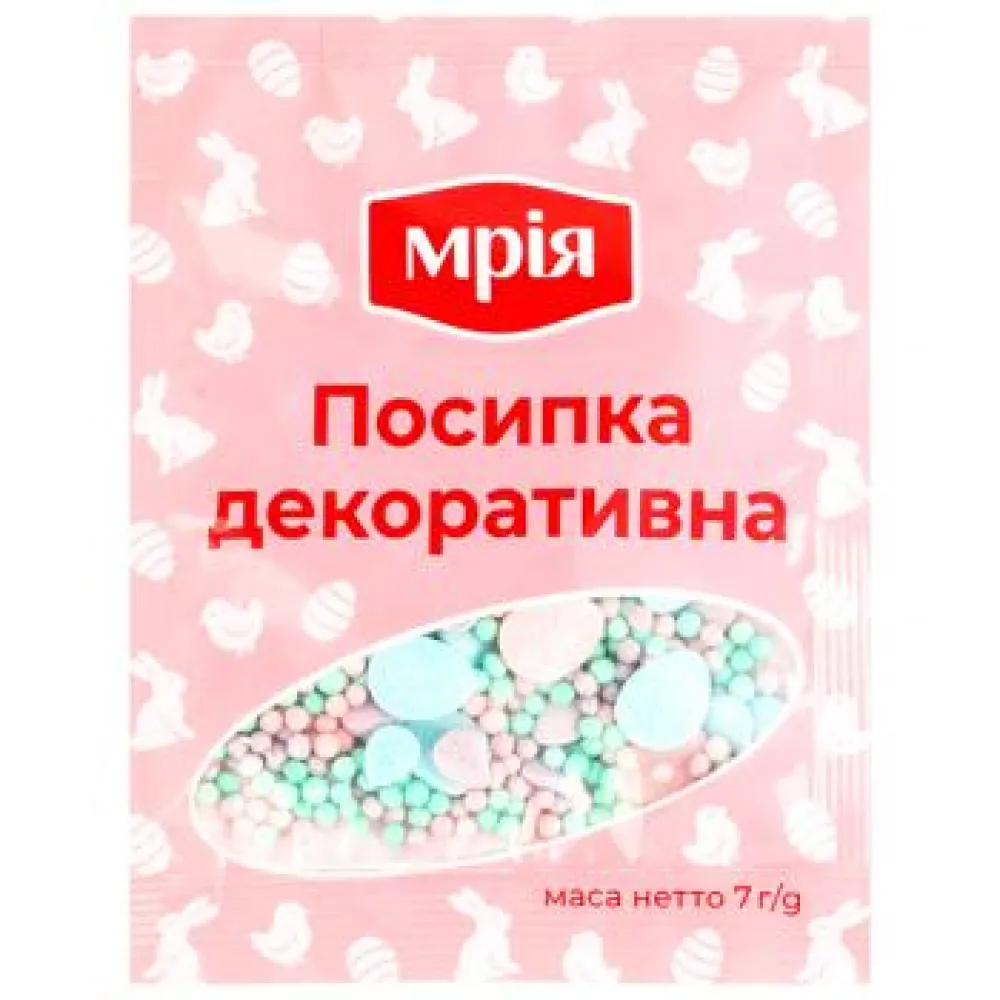 Посипка кондитерська Мрія в асортименті 7гр  арт. 10690 