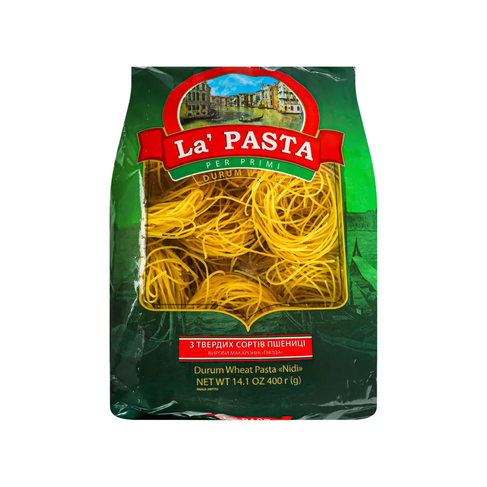 Вермішель La Pasta Гнізда фіделіни 400гр  арт. 03365 