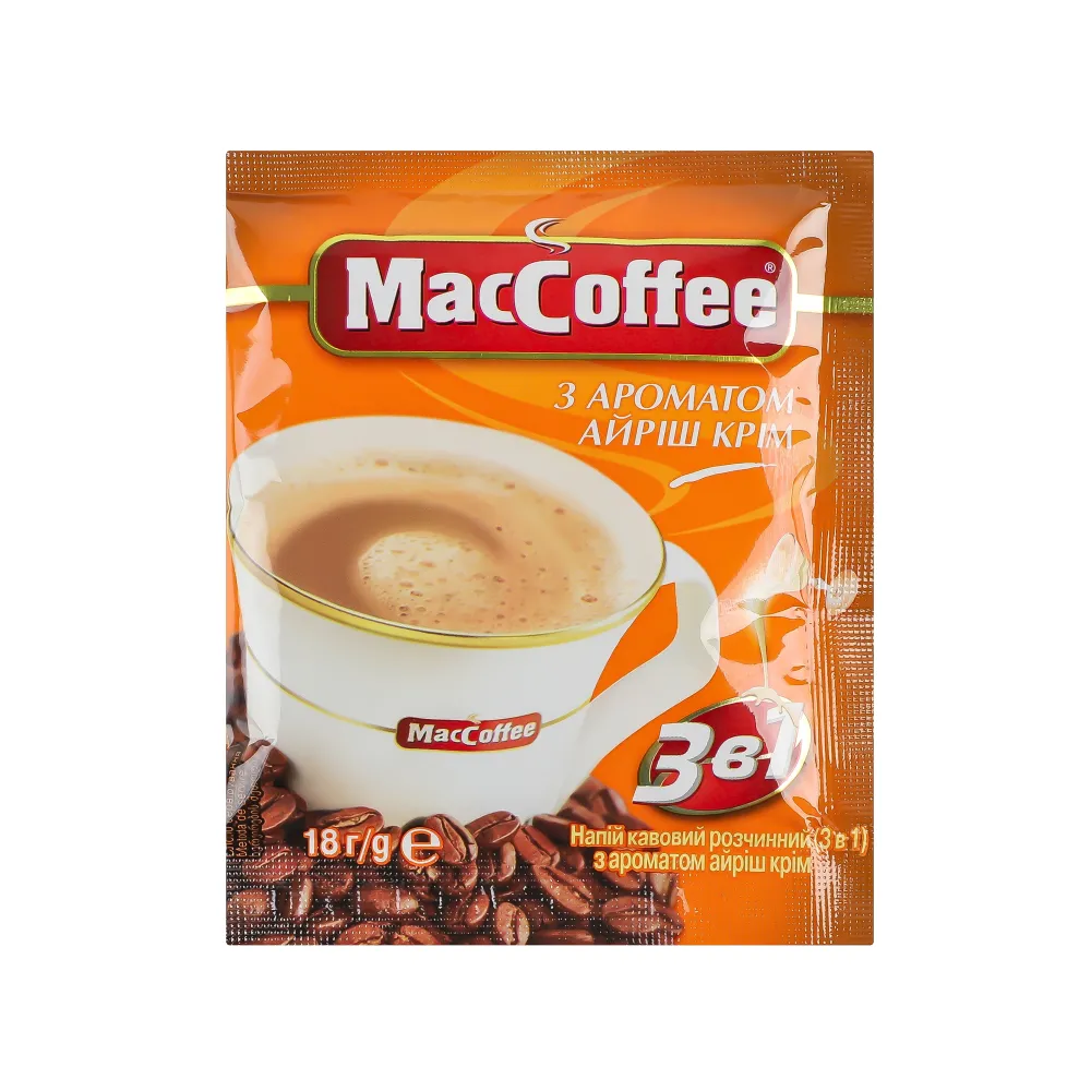 Кава стік MacCoffee Айріш-крім 18гр  арт. 03063 