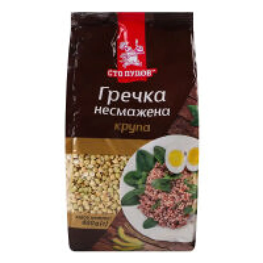 Крупа Сто Пудів Гречана не смаж. 400гр  арт. 01211 