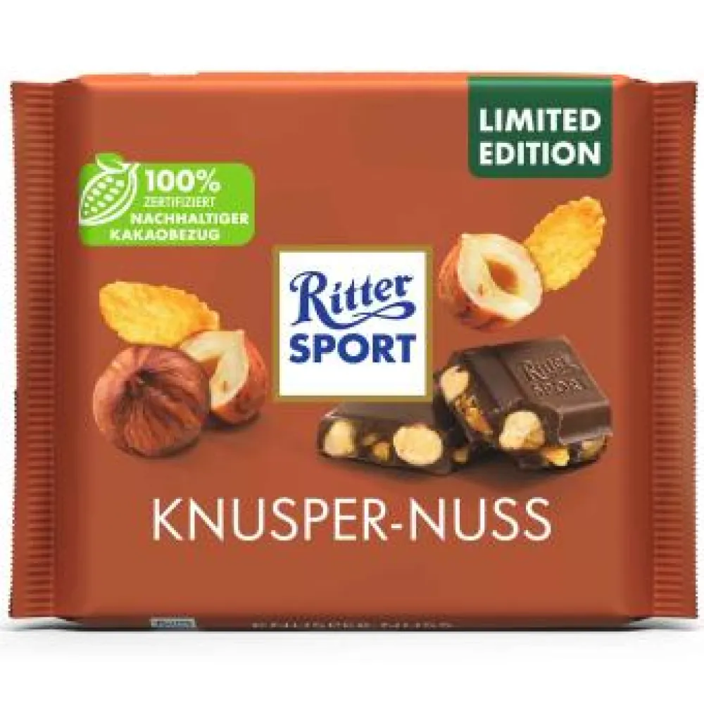 Шоколад Ritter Sport Knusper-nuss 100гр  арт. 07817 