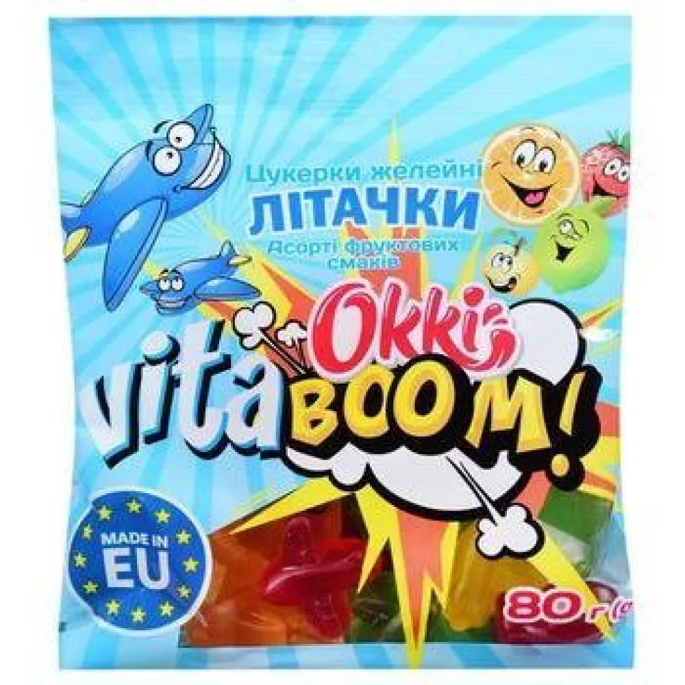 Желейна цукерка Okki Літачки 80гр  арт. 05114 