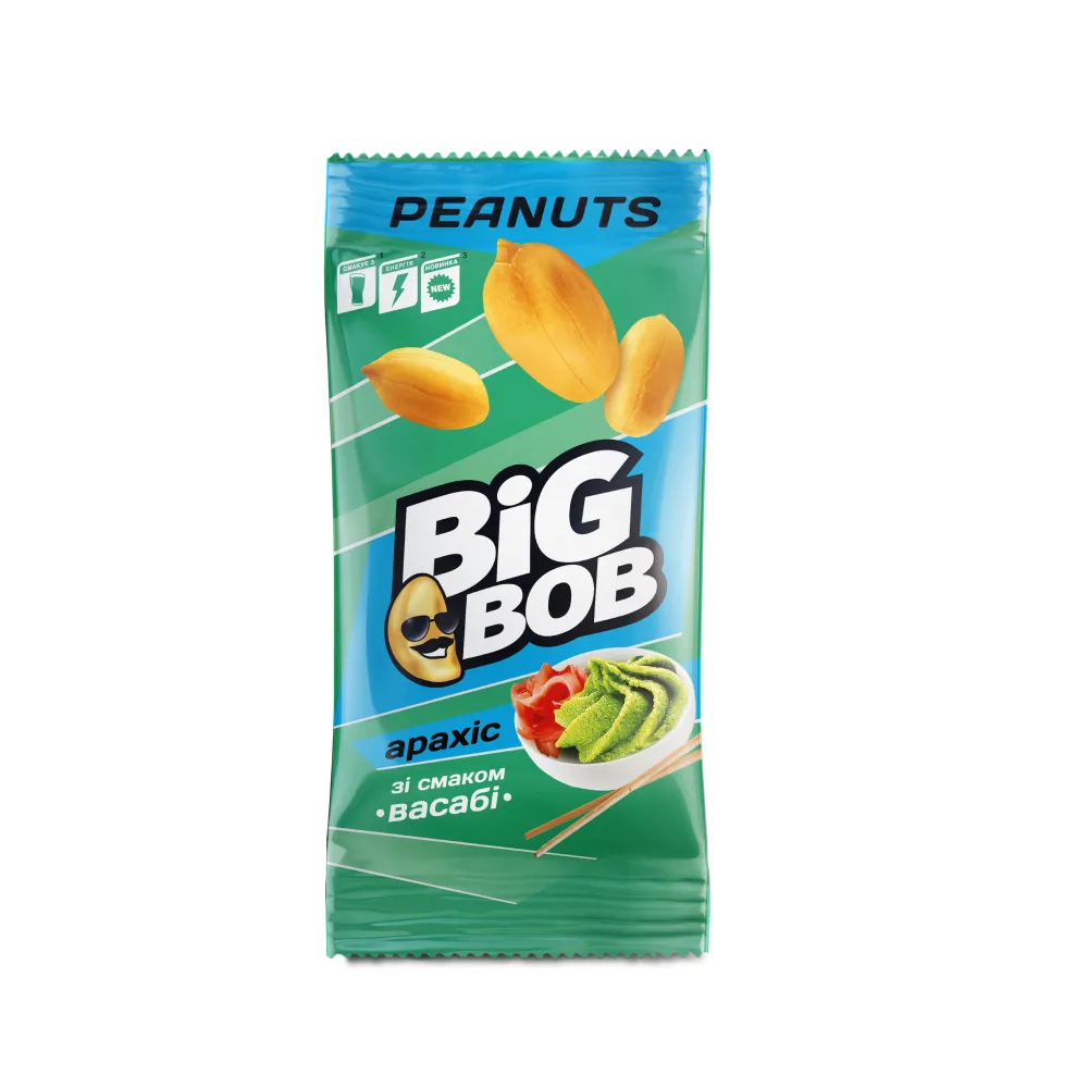 Арахіс Big Bob Васабі 60гр  арт. 07751 