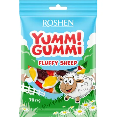 Желейна цукерка Yummi Gummi Fluffy Sheep 70гр  арт. 08496