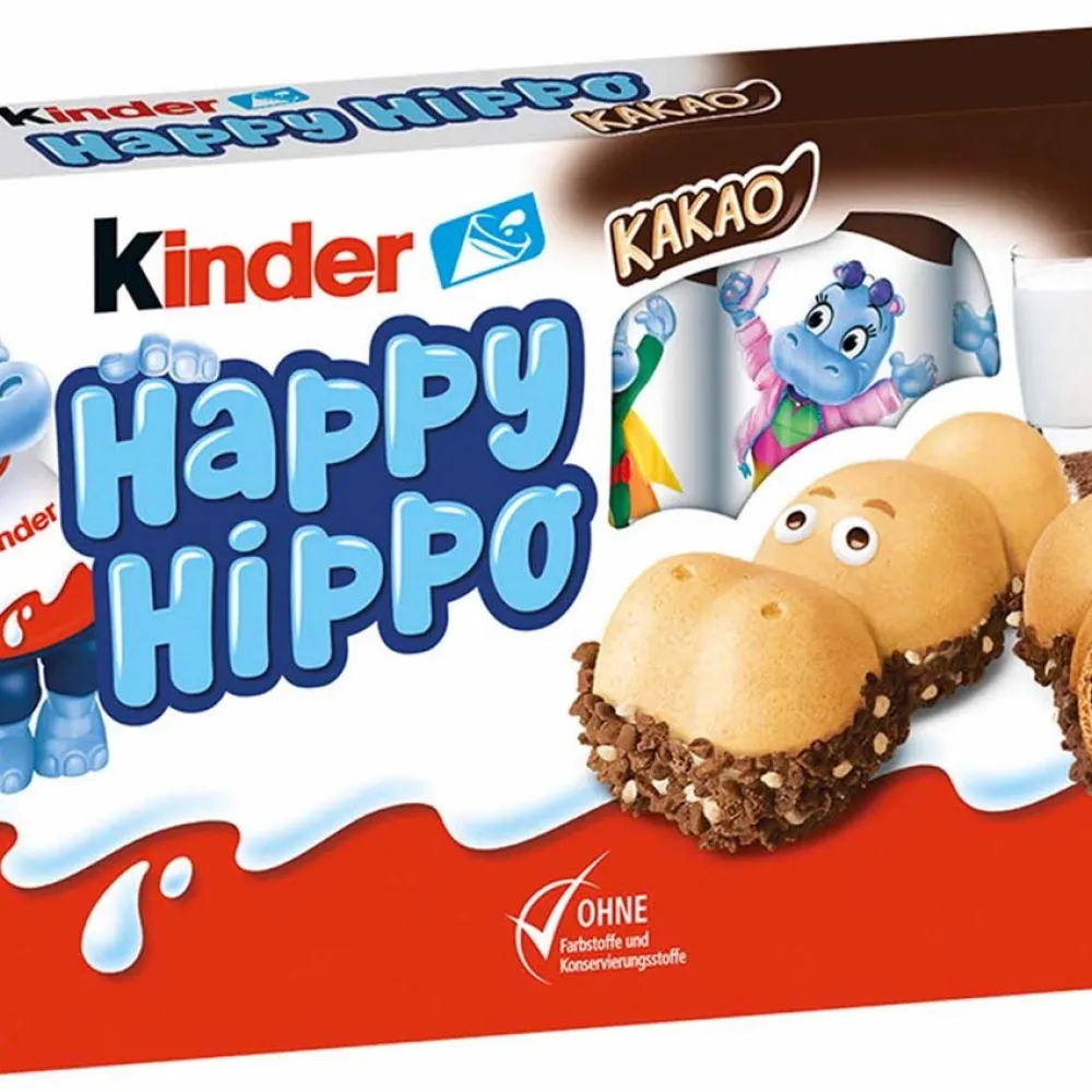Вафля Kinder Happy Hippo cacao 103.5гр  арт. 08066 