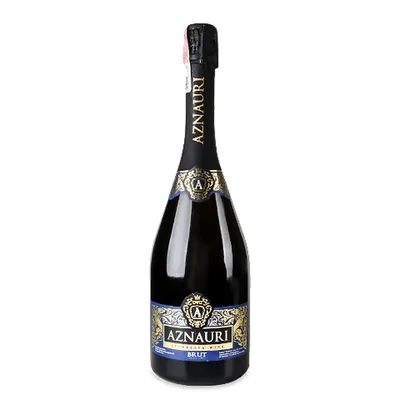 Шампанське Aznauri Brut біле 0.75л  арт. 00179