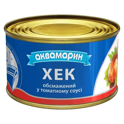 Хек Аквамарин Украина У том.соусі 230гр  арт. 03736