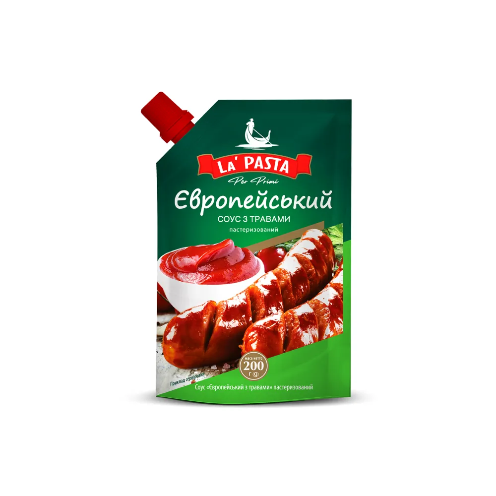 Соус La Pasta Європейський з травами 200гр  арт. 08346 