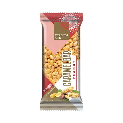 Козинак Zolotoi Vek арах. 60гр  арт. 07771