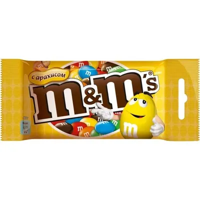 Драже M&M's арахіс 45г  арт. 01937