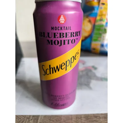 Напій газований Schweppes Blueberry Mojito з/б 0.33л  арт. 10869