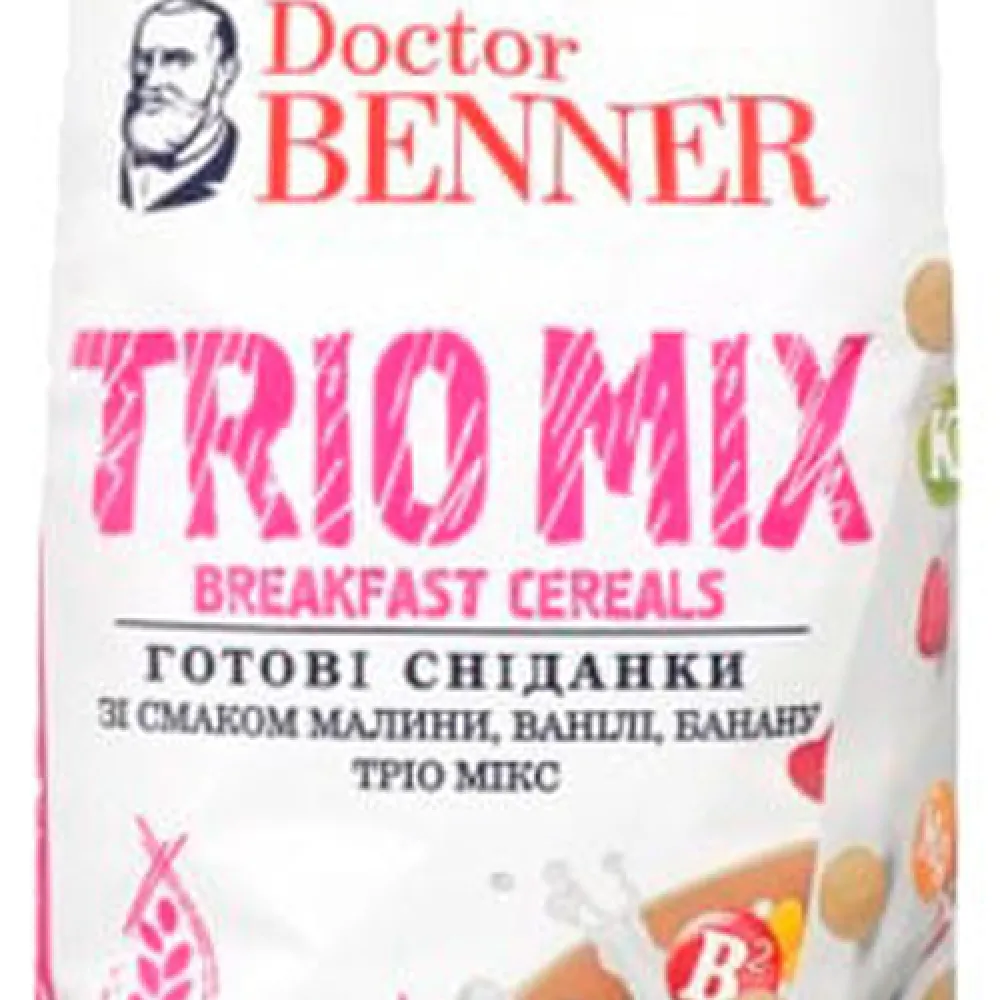 Сухий сніданок Dr.Benner Тріо мікс 150гр  арт. 07121 