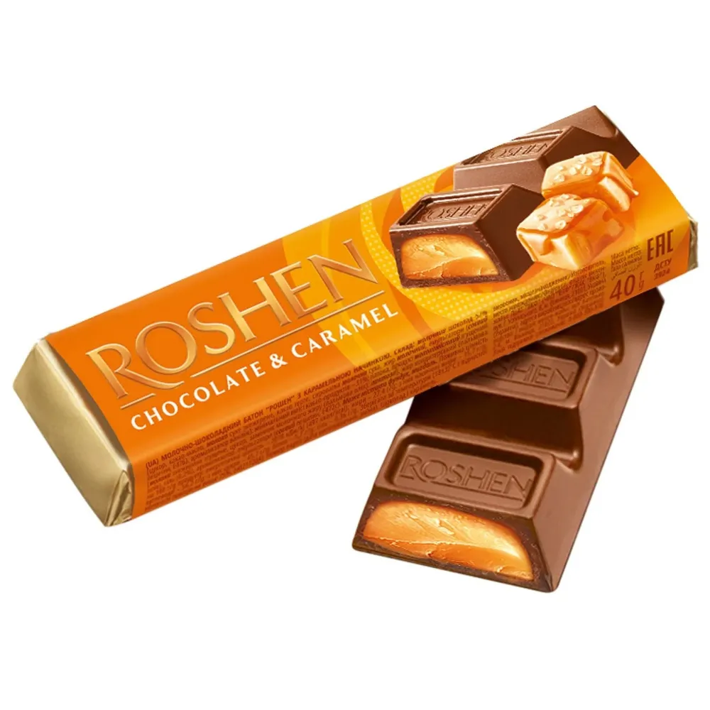 Батончик Roshen карамель Акц. 40гр  арт. 09927 