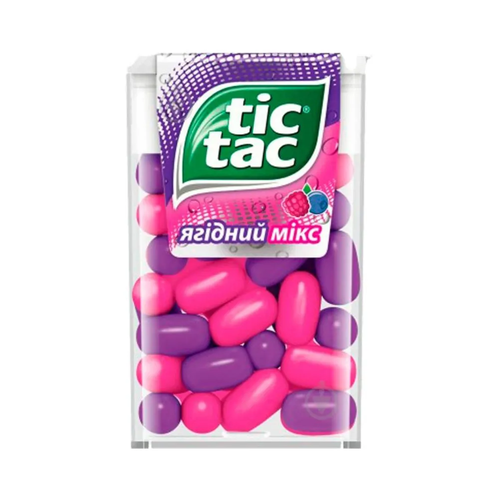 Драже Tic Tac Ягідний мікс 16гр  арт. 03683 
