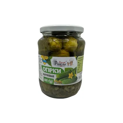 Огірки Кухар Рішелье мариновані 680гр  арт. 08508