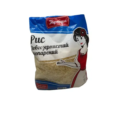 Крупа Гарніша Рис довгий пропарений 800гр  арт. 00457