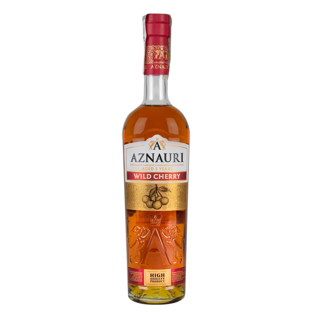 Напій спирт Aznauri Вишня 5* 0.5л  арт. 00164 