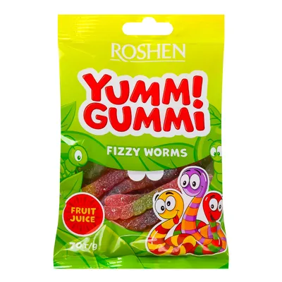 Желейна цукерка Yummi Gummi Fizzy Акц. 70гр  арт. 09885