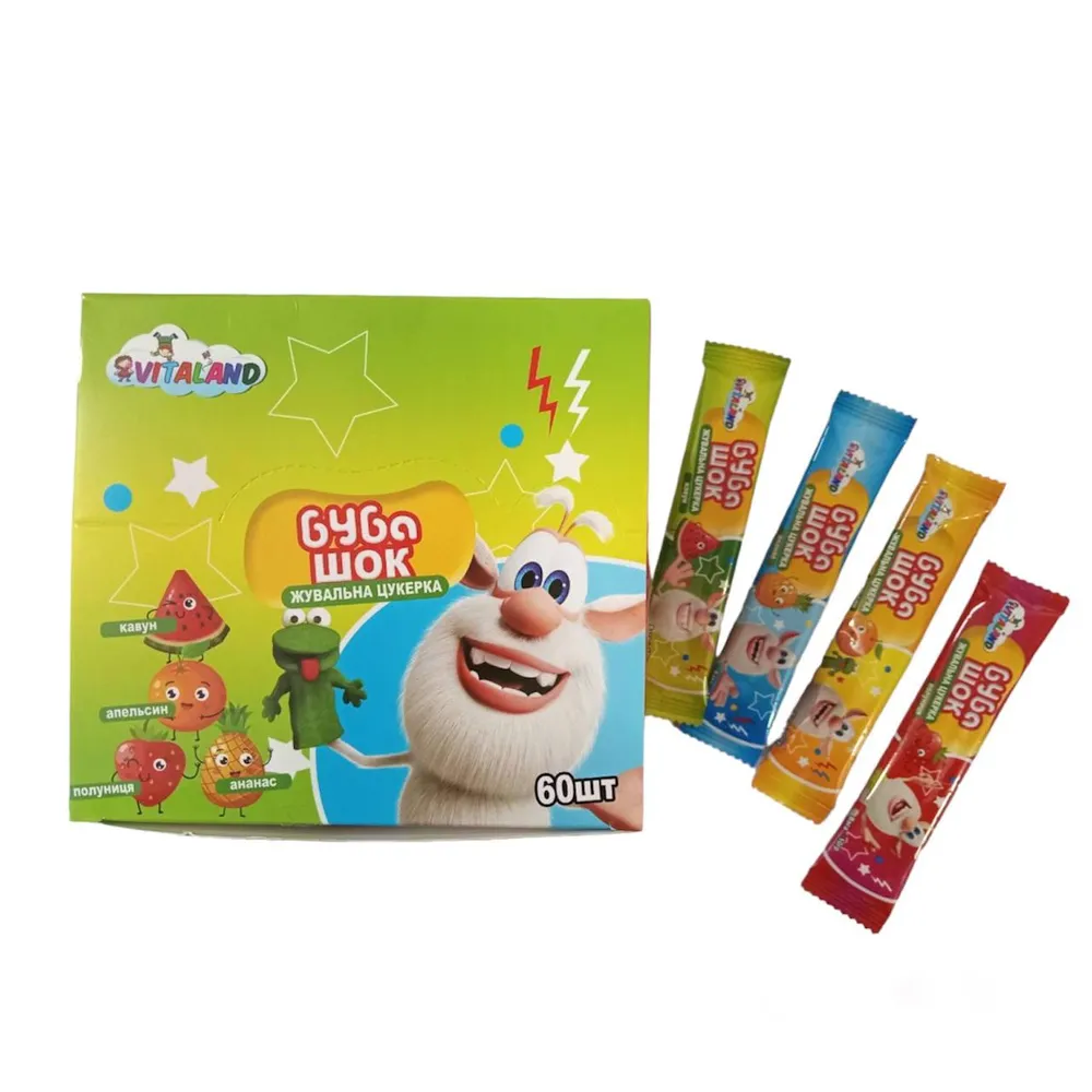 Цукерка Vitaland Буба шок 10гр  арт. 08373 