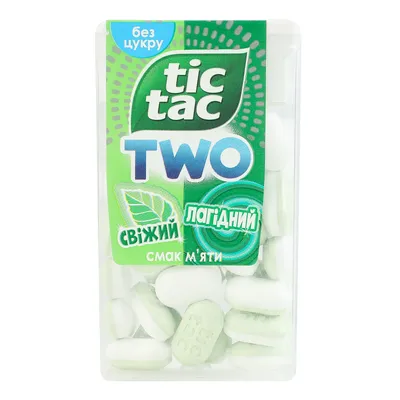 Драже Tic Tac TWO свіжий-лагідний 38,5гр  арт. 10499