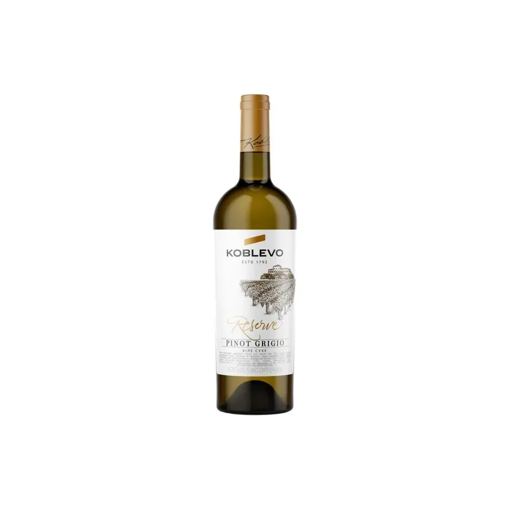Вино Pinot Grigio Koblevo Сухе біле 0.75л  арт. 04682 