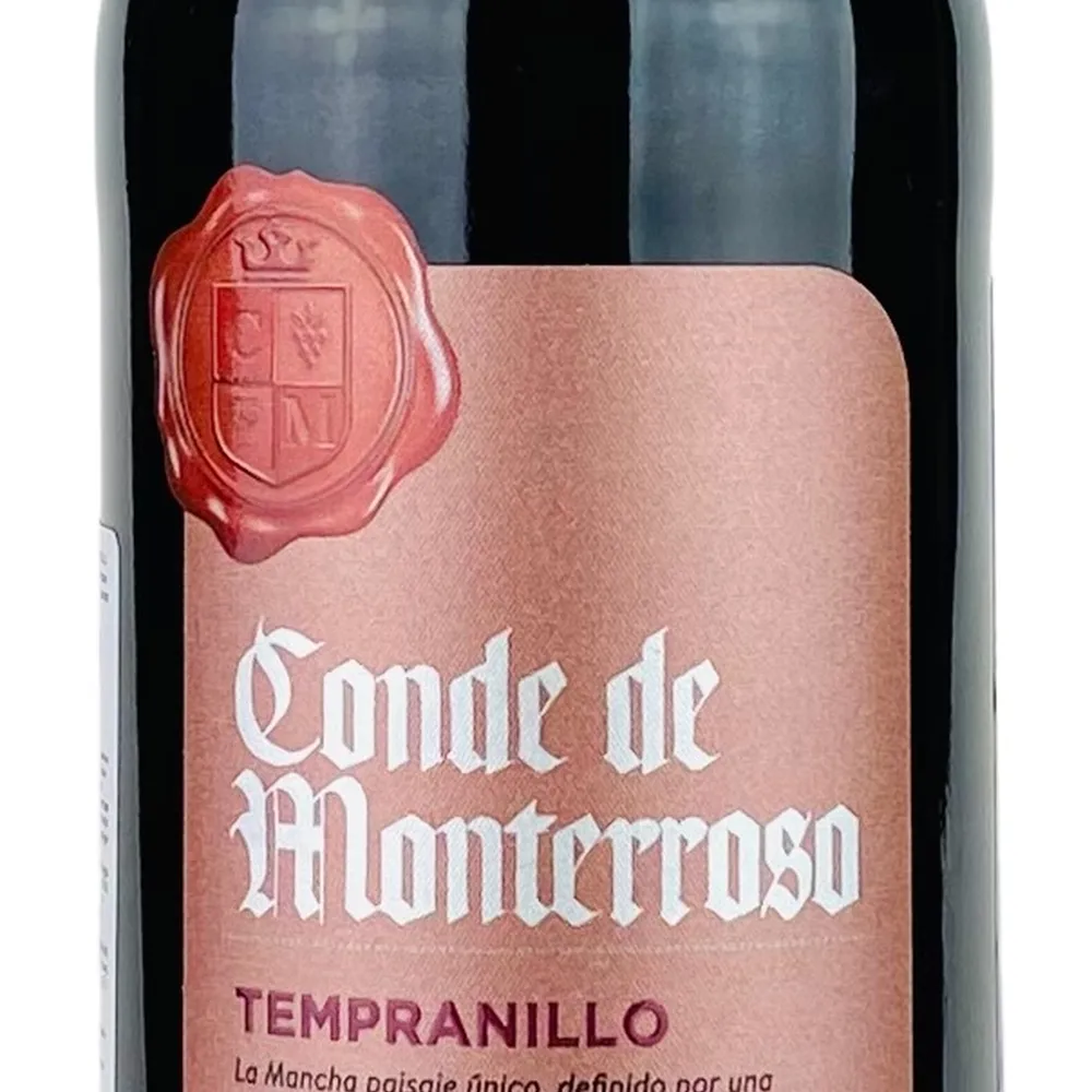 Вино Conde de Monterroso Tempranillo ч/сухе La Mancha 0,75л  арт. 08462 