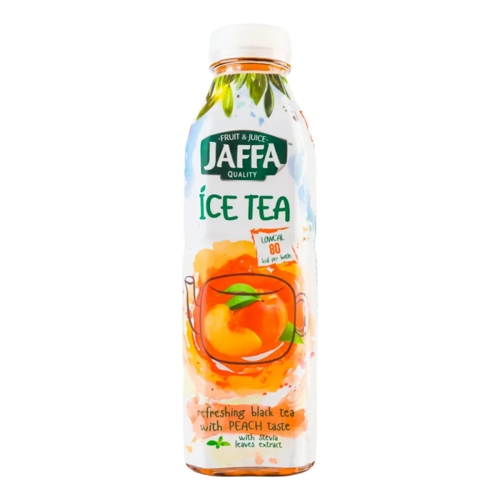 Холодний чай Jaffa чорний персик з екс.стевії 0.5л  арт. 06459 