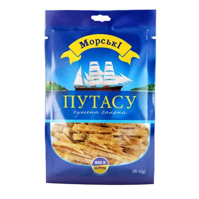 Путассу Морські Сушена Солона 36гр. 36гр  арт. 03935