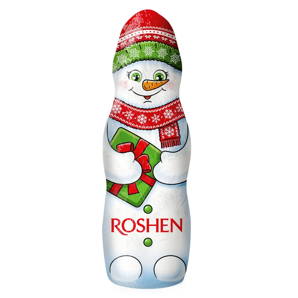 Шоколадна фігурка Roshen Сніговик 45гр  арт. 10253 
