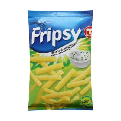 Фріпси Crispy зі смет. 40гр  арт. 04652