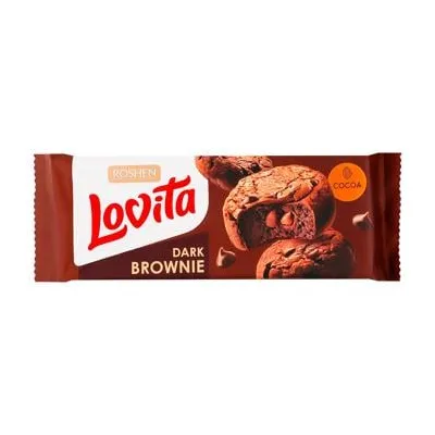 Печиво Roshen Lovita Dark Brownie 152гр  арт. 09359